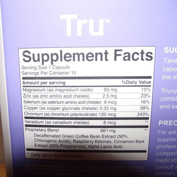 Truvision Weight Control 1Month supply 120-Capules - Picture 14 of 16